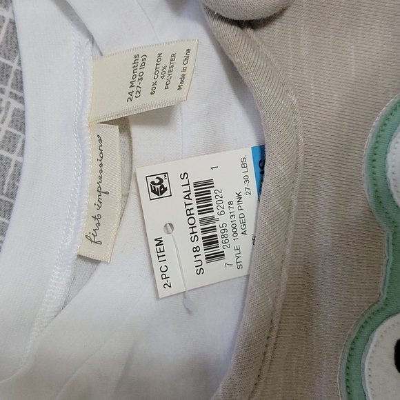 2 pieces shortalls set - 24m - Picture 4 of 8